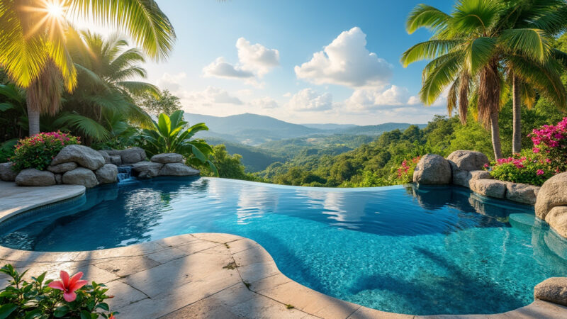 Comment construire une piscine en forme libre qui s’adapte parfaitement au terrain ?