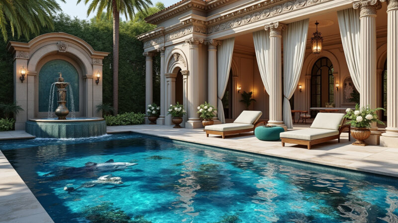 Les piscines inspirées des thermes antiques : un luxe intemporel à domicile