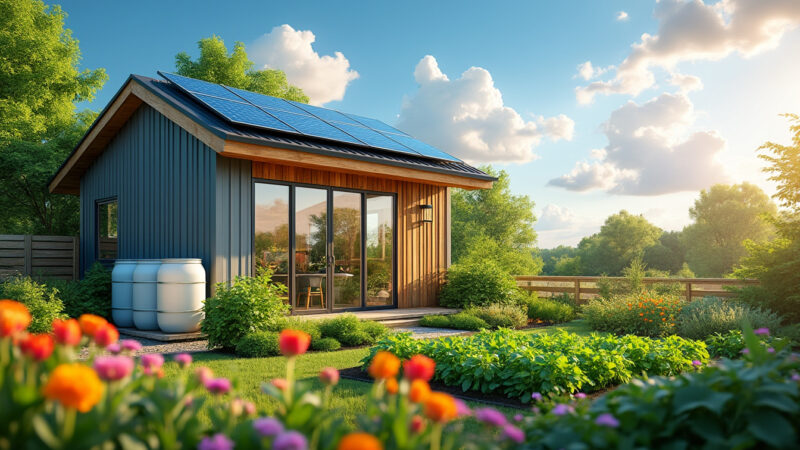 Peut-on créer un abri de jardin 100 % autonome grâce à l’énergie solaire ?