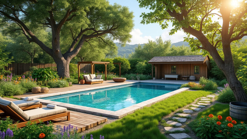 Piscine et permaculture : comment intégrer un bassin dans un jardin autosuffisant ?