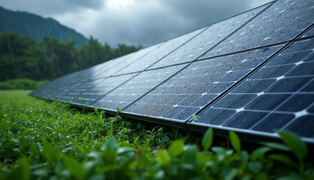 découvrez pourquoi certains panneaux solaires demeurent efficaces et continuent de produire de l'énergie même lors de conditions pluvieuses. cette exploration révèle les technologies innovantes qui permettent aux systèmes solaires de capter la lumière diffuse, assurant ainsi une production énergétique optimale, quelles que soient les conditions météorologiques.