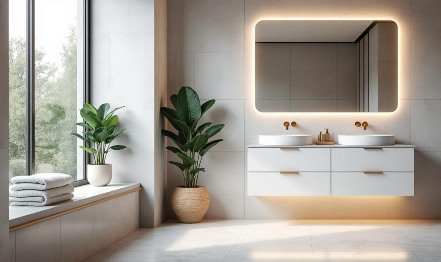Idées déco originales pour salle de bain peu lumineuse