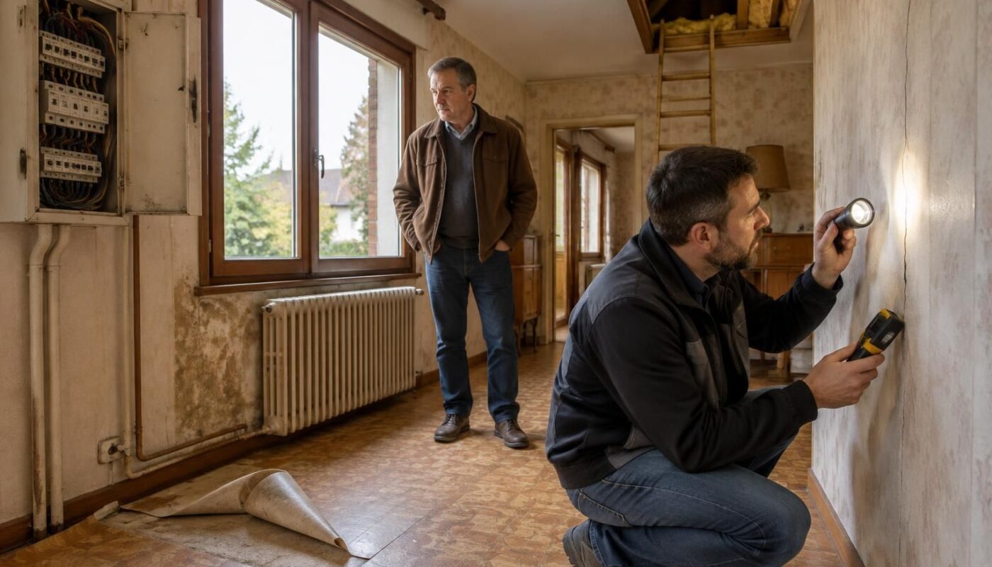 avant de rénover une maison des années 1970, contrôlez la structure, l’isolation, l’électricité, la plomberie et la présence d’amiante.